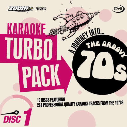 Zoom Karaoke CD+G Turbo Pack - 1970s/Seventies - 10 Discs [Card Wallets] von Zoom Entertainments