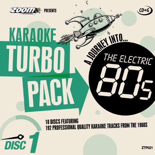 Zoom Karaoke CD+G Turbo Pack - 1980s/Eighties - 10 Discs [Card Wallets] von Zoom Entertainments