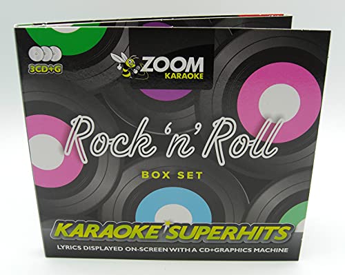 Karaoke Rock 'N' Roll Superhits 3 Cdg Set/60 Titel von Zoom Karaoke