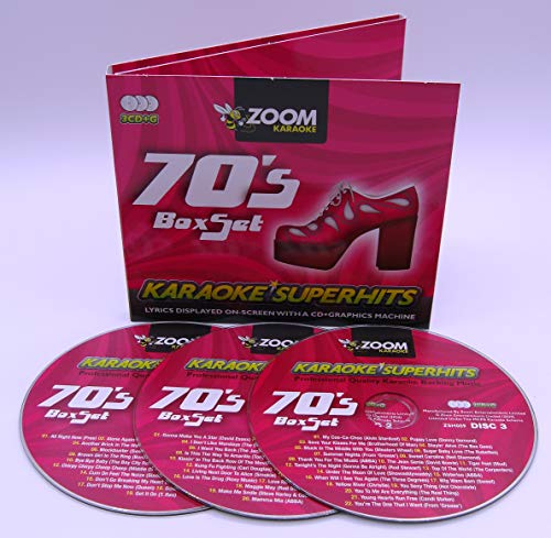 Zoom Karaoke CD+G - 70s Seventies Superhits - Triple CD+G Karaoke Pack von Zoom Karaoke