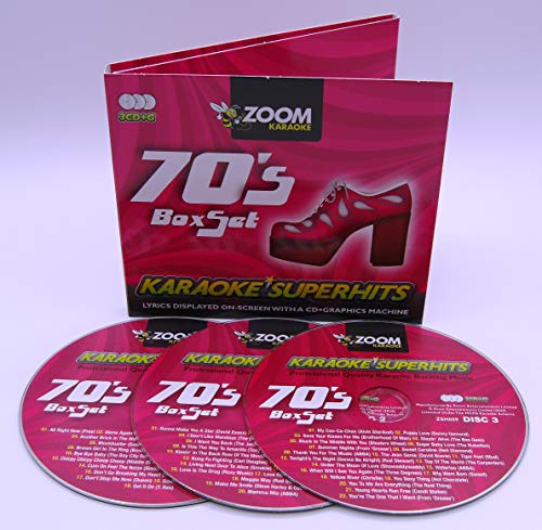 Zoom Karaoke CD+G - 70s Seventies Superhits - Triple CD+G Karaoke Pack Zoom Karaoke CD+G - 70s Seventies Superhits - Triple CD+G Karaoke Pack von Zoom Karaoke