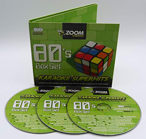 Zoom Karaoke CD+G - 80s Superhits 1 - Triple CD+G Karaoke Pack von Zoom Karaoke