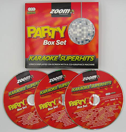 Zoom Karaoke CD+G - Party Superhits - Triple CD+G Karaoke Pack von Zoom Karaoke