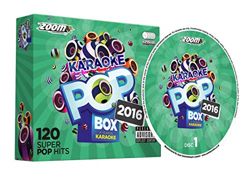 Zoom Karaoke Pop Box 2016: A Year In Karaoke - Party Pack - 6 CD+G Box Set - 120 Songs Zoom Karaoke Pop Box 2016: A Year In Karaoke - Party Pack - 6 CD+G Box Set - 120 Songs von Zoom Karaoke
