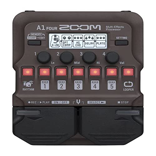 Zoom A1 FOUR Acoustic Guitar Multi-Effects Pedal von Zoom