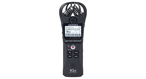 Zoom – H1n – Tragbarer 2-Spur-USB-Recorder – X/Y-Mikrofonpaar – Schwarz von Zoom