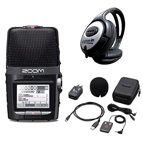 Zoom H2n Recorder mit SPH-2n Zubehörset und Kopfhörer von Zoom