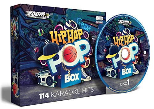 Zoom Karaoke Hip Hop & Rap Pop Box Party Pack - 6 CD+G Box Set - 114 Songs von Zoom