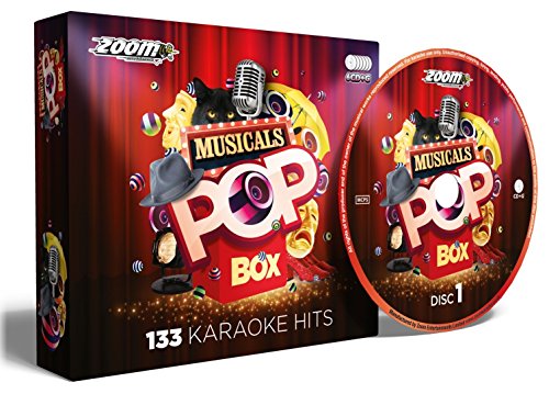 Zoom Karaoke Musicals Pop Box Party Pack - 6 CD+G Box Set - 133 Songs von Zoom