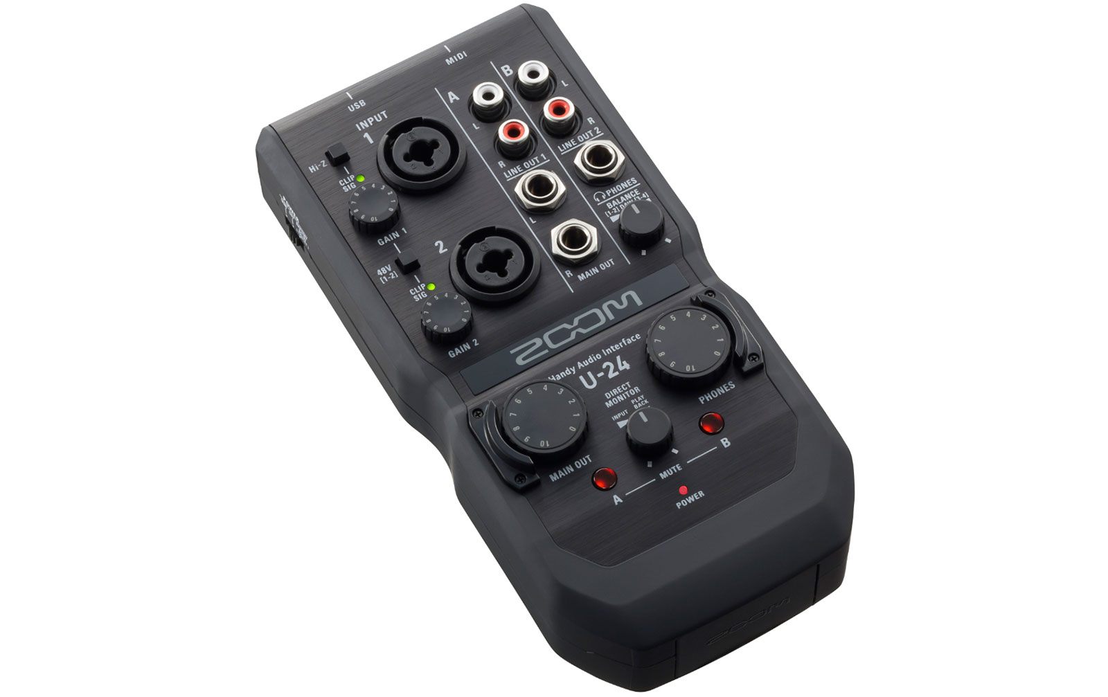 Zoom U-24 Handy Audio Interface von Zoom