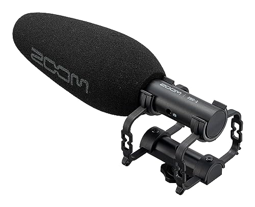 Zoom ZSG-1 Stereo-On-Camera-Mikrofon, hochgerichtet, stoßabsorbierend, leicht, für Content-Ersteller von Zoom