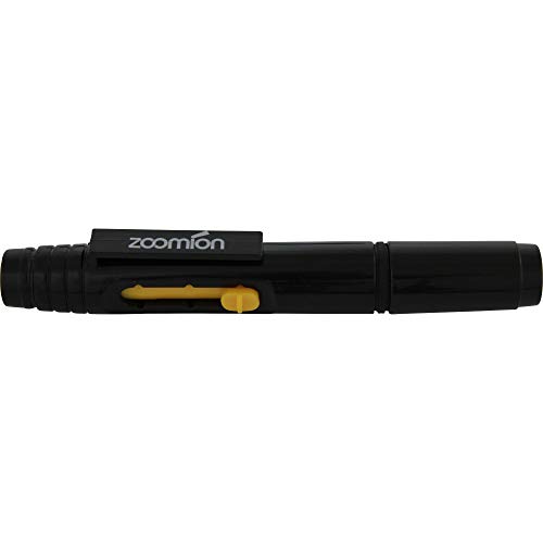 Zoomion Fotozubehör Reinigungsstift für Kamera Objektiv Linsen und Okulare - Lenspen mit weichem Reinigungspinsel und beschichteten Reinigungspad von Zoomion