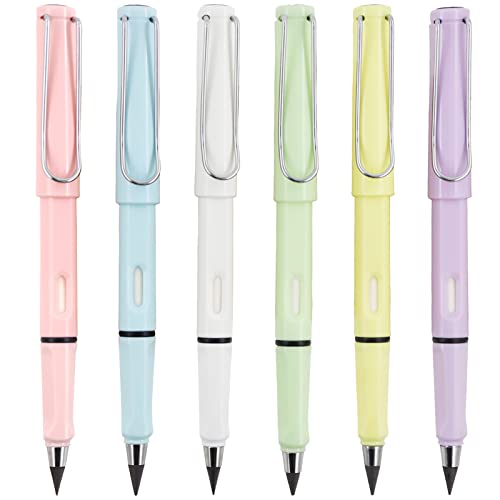 Zoonvii Ewiger Bleistift,6 Stück Tintenlose Bleistifte Ewig mit 6 Ersatzspitzen,Unendlicher Bleistift,Tragbar Technologie Unbegrenztes Schreiben Kein Tintenstift,Wiederverwendbar Everlasting Pencil Zoonvii Ewiger Bleistift,6 Stück Tintenlose Bleistifte Ewig mit 6 Ersatzspitzen,Unendlicher Bleistift,Tragbar Technologie Unbegrenztes Schreiben Kein Tintenstift,Wiederverwendbar Everlasting Pencil von Zoonvii