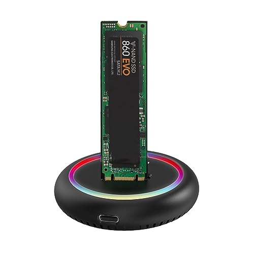 Zoravson Ssd Nvme Gehäuse, klein und leicht, M.2 Nvme und SATA USB C Ssd Dockingstation, USB 3.1 Gen 2, 10 Gbit/s, leistungsstarker externer Festplattenlaufwerk Zoravson Ssd Nvme Gehäuse, klein und leicht, M.2 Nvme und SATA USB C Ssd Dockingstation, USB 3.1 Gen 2, 10 Gbit/s, leistungsstarker externer Festplattenlaufwerk von ZoraVson