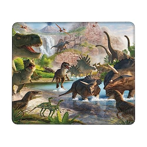 Mouse Pad Gaming Mouse Mat Ancient Dinosaur Cute Dino Non-Slip Office Desk Mats Desk Writing Pads for Computers Laptop Pc（7 X 8.6 In） von Zorin
