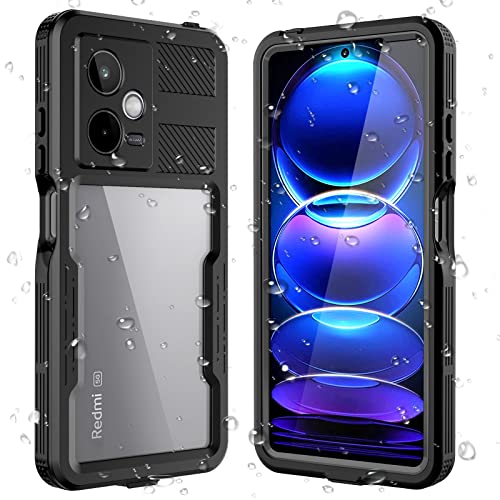 ShellBox Xiaomi Redmi Note 12 Pro 5G Hülle IP68 Wasserdicht Handyhülle Xiaomi Redmi Note 12 Pro Case mit Eingebautem Displayschutz Ganzkörper Stoßfest 360 Grad Hülle für Redmi Note 12 Pro 5G ShellBox Xiaomi Redmi Note 12 Pro 5G Hülle IP68 Wasserdicht Handyhülle Xiaomi Redmi Note 12 Pro Case mit Eingebautem Displayschutz Ganzkörper Stoßfest 360 Grad Hülle für Redmi Note 12 Pro 5G von Zorrliy