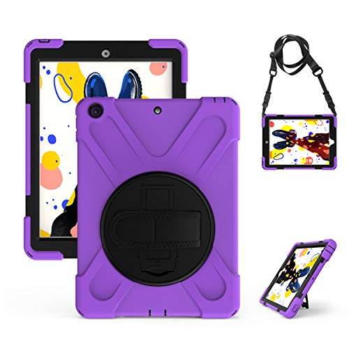 Zosakonc FDV-KZC-DS-LSDG102-08 Tablet-Schutzhülle, iPad 7th generation 10.2" 2019 Release (Model No.: A2197,A2200,A2198), violett von Zosakonc