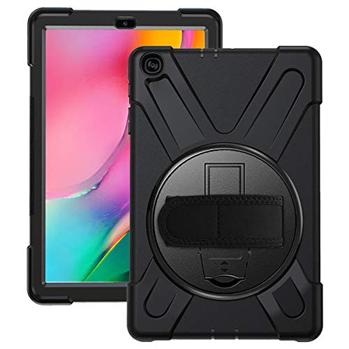 Zosakonc FDV-KZC-VV-W510-03 Tablet-Schutzhülle, for 10.1 Inch Samsung Galaxy Tab A Tablet SM-T510 SM-T515, Schwarz von Zosakonc