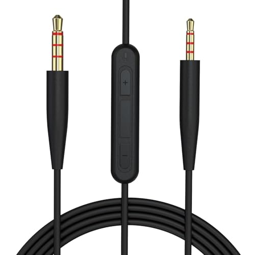 3.5mm zu 2.5mm Audio Kabel, Bose Kopfhörer Kabel mit Mikrofon, Kopfhörer Audio Kabel Ersatz kompatibel mit Bose 700 Quietcomfort QC25 QC35 QC35II QC45 JBL Tune 760NC Live 650BTNC 660NC Kopfhörer 3.5mm zu 2.5mm Audio Kabel, Bose Kopfhörer Kabel mit Mikrofon, Kopfhörer Audio Kabel Ersatz kompatibel mit Bose 700 Quietcomfort QC25 QC35 QC35II QC45 JBL Tune 760NC Live 650BTNC 660NC Kopfhörer von Zosvoses