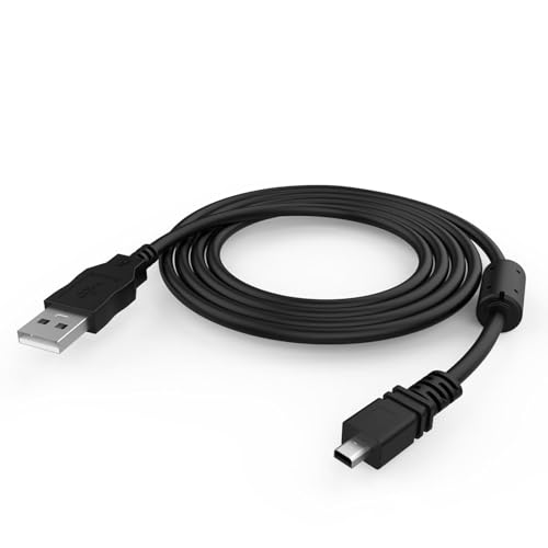 USB-Digitalkamera-Ladekabel mit Magnetring - Datenübertragungskabel für Sony Cyber-Shot DSC-H200, DSC-W370/W800/W810/W830/W730/W710/W330 und weitere Modelle (1.5m) von Zosvoses