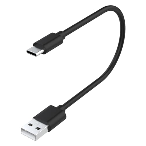 USB-Typ-C-Ladekabel, kompatibel mit Beats Fit Pro, Beats Flex Kopfhörern, Beats Studio Buds Ohrhörer (25 cm/10,8 Zoll/Schwarz) von Zosvoses