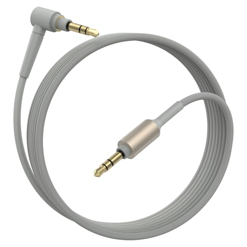 WH-1000XM4 Kopfhörer Audio Kabel Verlängerungskabel kompatibel mit Sony WH-1000XM5 WH-1000XM4 WH-1000XM3 WH-1000XM2, MDR-XB950BT MDR-XB950N1 MDR-ZX777 0BN WH-XB910n WH-CH700N Kopfhörer (Grau) von Zosvoses