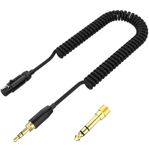 Zosvoses Ersatzkabel Spiralkabel für AKG K702, Q701, K712, K240 Serie, K271 Serie Kopfhörer - Audiokabel mit 6,35mm Adapter & vergoldeten Steckern Zosvoses Ersatzkabel Spiralkabel für AKG K702, Q701, K712, K240 Serie, K271 Serie Kopfhörer - Audiokabel mit 6,35mm Adapter & vergoldeten Steckern von Zosvoses