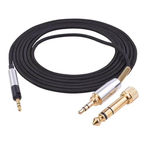 Zosvoses Ersatzkabel Verlängerungsaudio-Kabel mit 3,5 mm Klinkenstecker und 6,35 mm Adapter Kompatibel mit Sennheiser HD598 HD558 HD518 HD598Cs HD599 HD569 HD579 Kopfhörern, 2 m Zosvoses Ersatzkabel Verlängerungsaudio-Kabel mit 3,5 mm Klinkenstecker und 6,35 mm Adapter Kompatibel mit Sennheiser HD598 HD558 HD518 HD598Cs HD599 HD569 HD579 Kopfhörern, 2 m von Zosvoses