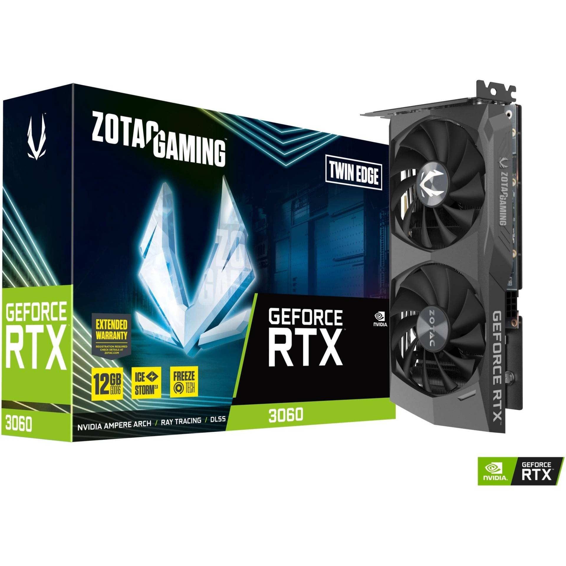 GeForce RTX 3060 TWIN EDGE, Grafikkarte von Zotac