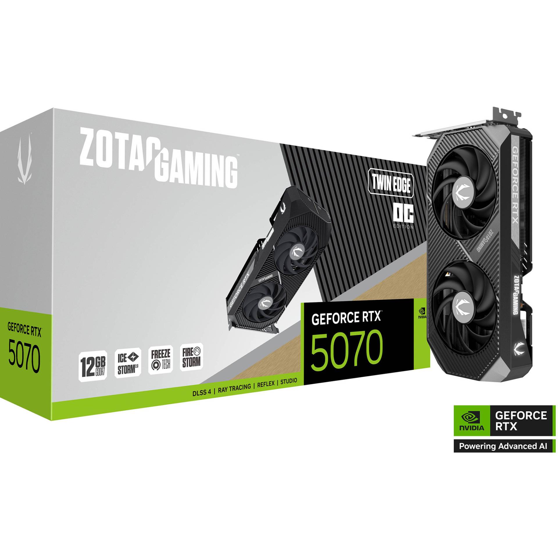 GeForce RTX 5070 Twin Edge OC, Grafikkarte GeForce RTX 5070 Twin Edge OC, Grafikkarte von Zotac