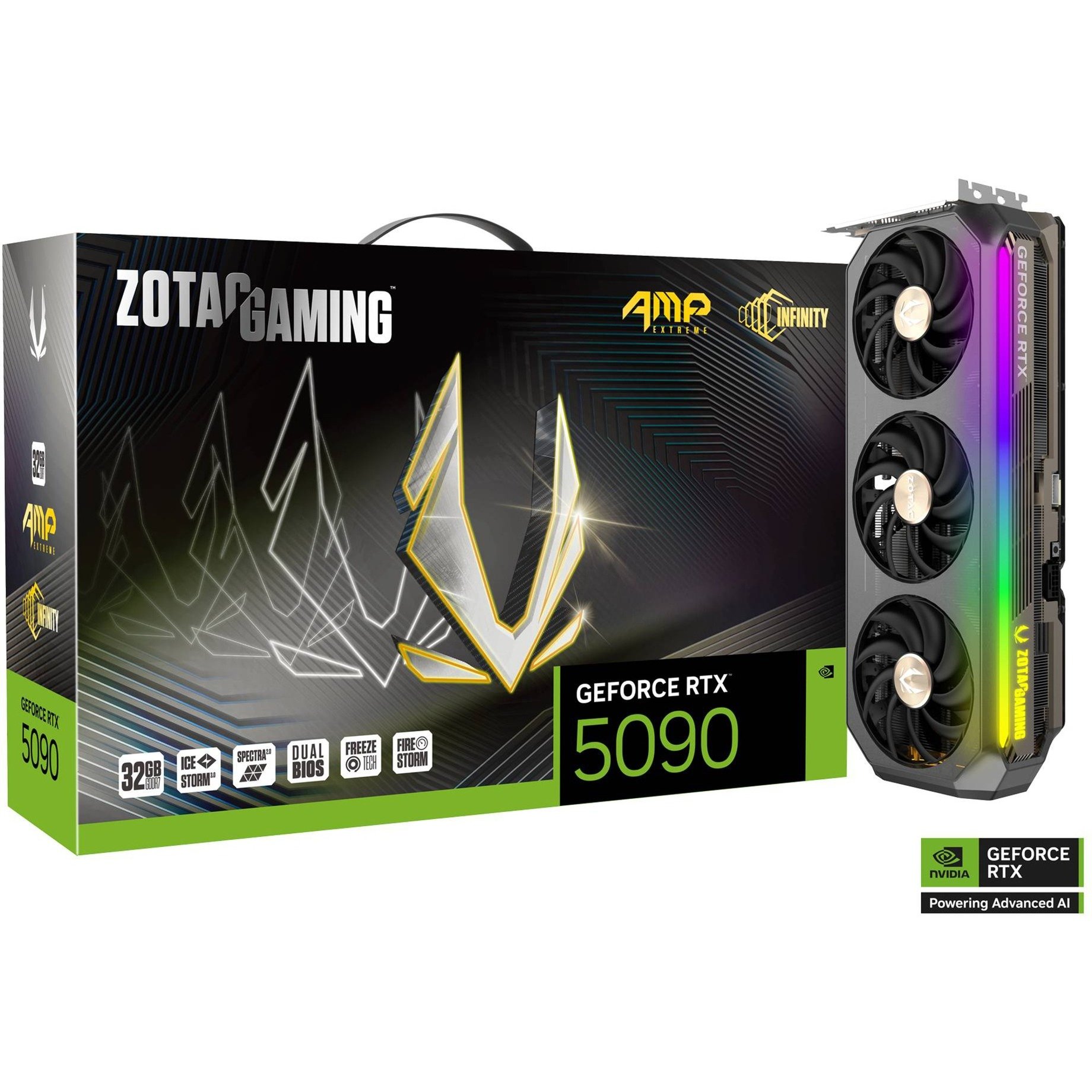 GeForce RTX 5090 AMP Extreme INFINITY, Grafikkarte GeForce RTX 5090 AMP Extreme INFINITY, Grafikkarte von Zotac