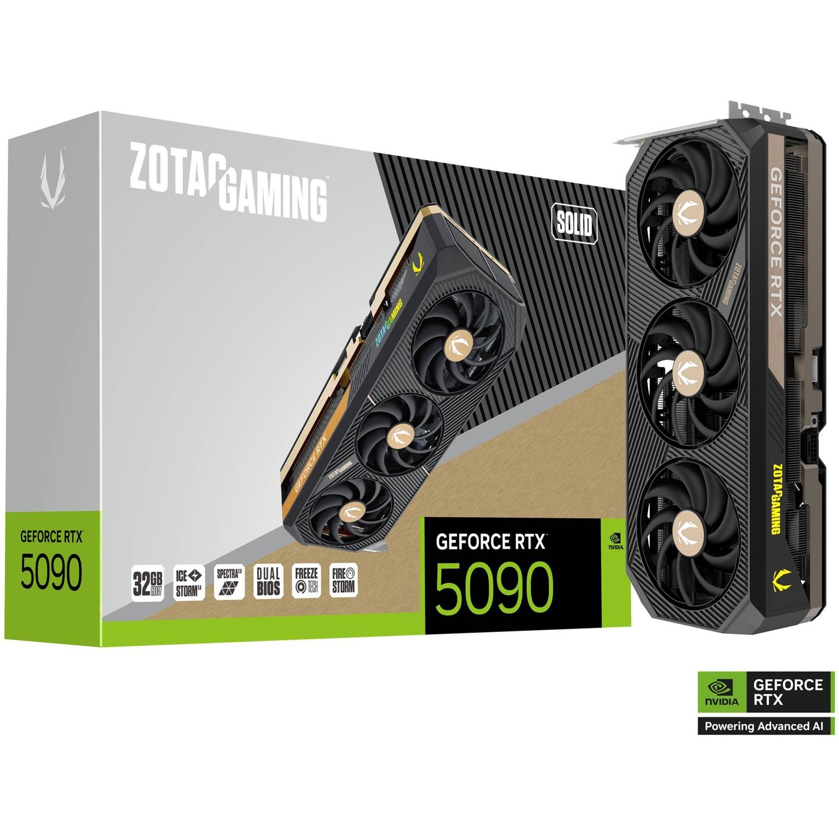 GeForce RTX 5090 SOLID, Grafikkarte GeForce RTX 5090 SOLID, Grafikkarte von Zotac