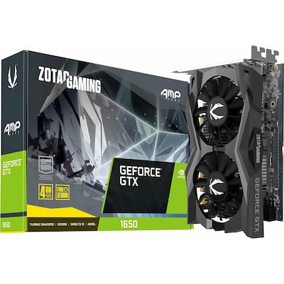 ZOTAC GAMING GeForce GTX 1650 AMP Core 4GB GDDR6 Grafikkarte HDMI/DP/DVI von Zotac