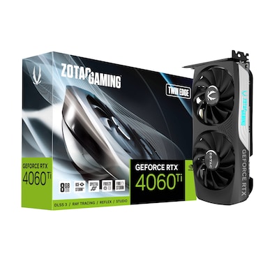 ZOTAC GAMING GeForce RTX 4060Ti TwinEdge 8GB GDDR6X Grafikkarte 3xDP/HDMI von Zotac