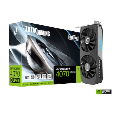 ZOTAC GAMING GeForce RTX 4070 Super Twin Edge 12GB Grafikkarte von Zotac