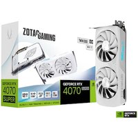 ZOTAC GAMING GeForce RTX 4070 Super Twin Edge OC White 12GB Grafikkarte von Zotac