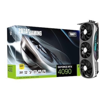 ZOTAC GAMING GeForce RTX 4090 TRINITY 24GB GDDR6X Grafikkarte 3xDP/HDMI von Zotac