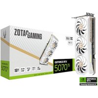 ZOTAC GAMING GeForce RTX 5070 Ti SOLID CORE OC White 16GB GDDR7 Grafikkarte 3x DP, 1x HDMI ZOTAC GAMING GeForce RTX 5070 Ti SOLID CORE OC White 16GB GDDR7 Grafikkarte 3x DP, 1x HDMI von Zotac