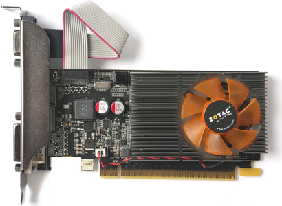 ZOTAC GeForce GT 710 - Grafikkarten - GF GT 710 - 2GB DDR3 - PCIe 2,0 Low-Profile - DVI, HDMI, VGA (ZT-71310-10L) von Zotac