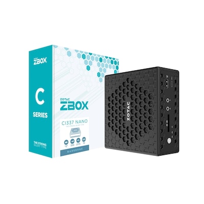 ZOTAC ZBOX CI337 NANO Mini-PC Barebone N100 0GB/0GB Intel UHD DOS von Zotac