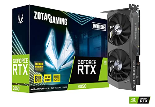 Zotac Karta graficzna GeForce RTX 3050 Twin Edge 8GB GDDR6 (ZT-A30500E-10M) Zotac Karta graficzna GeForce RTX 3050 Twin Edge 8GB GDDR6 (ZT-A30500E-10M) von ZOTAC