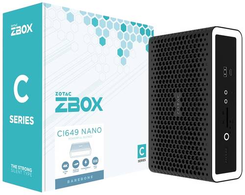 Zotac Barebone ZBOX CI649 Intel® Core™ i5 i5-1335U Intel Iris Xe Grafikkarte ZBOX-CI649NANO-BE von Zotac