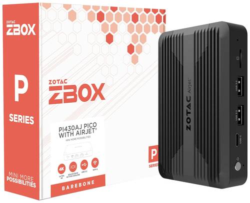 Zotac Barebone ZBOX PICO PI430AJ Intel® Core™ i3 i3-N300 8GB RAM Intel UHD Graphics Ohne HDD, Spe von Zotac