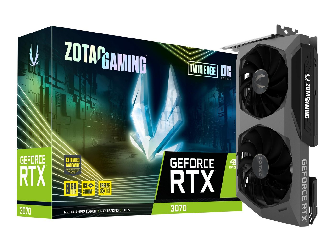 Zotac GAMING GeForce RTX 3070 Twin Edge OC LHR Grafikkarte (8 GB) von Zotac