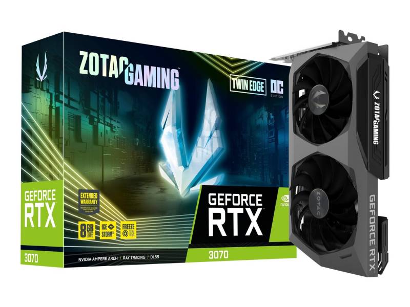 Zotac GAMING GeForce RTX 3070 Twin Edge OC LHR Grafikkarte (8 GB) von Zotac