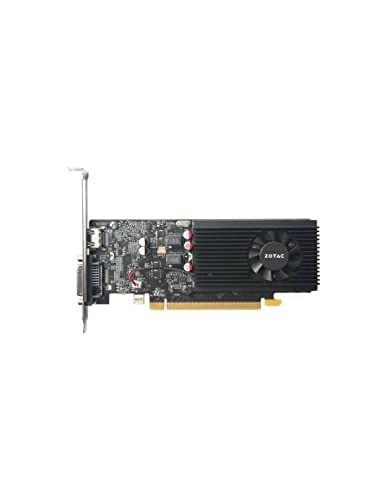 Zotac GeForce GT 1030 Grafikkarte (NVIDIA GT 1030, 2GB GDDR5, 64bit, Base-Takt 1227 MHz / Boost-Takt 1468 MHz, 6 GHz) von Zotac