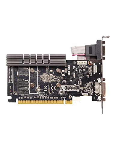 Zotac GeForce GT 730 Zone Grafikkarte (NVIDIA GT 730, 4GB DDR3, 64bit, Base-Takt 902 MHz, 1,6 GHz, DVI, HDMI, VGA, passiv gekühlt) von Zotac