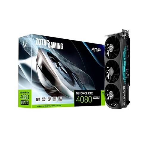 Zotac Grafikkarte Nvidia GeForce RTX 4080 Super GAMING AMP 16GB GDDR6X-RAM PCIe x16 DisplayPort, HDM von Zotac