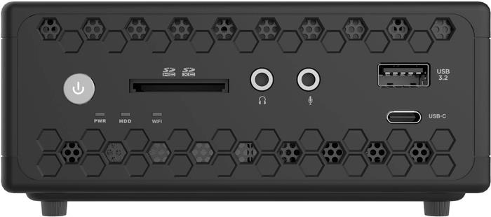 Zotac ZBOX CI337 nano. Produkttyp: Mini-PC Barebone. Unterstützte Arbeitsspeicher: DDR5-SDRAM, Anzahl der Speichersteckplätze: 1, RAM-Speicher maximal: 16 GB. Unterstützte Speicherlaufwerke: HDD & SSD, Speicherlaufwerk Schnittstelle: PCI Express, SATA. Anzahl Ethernet-LAN-Anschlüsse (RJ-45): 2. WLAN-Standards: Wi-Fi 6 (802.11ax), Bluetooth-Version: 5.2. Kühlung: Passiv. Stromversorgung: 40 W (ZBOX-CI337NANO-BE) Zotac ZBOX CI337 nano. Produkttyp: Mini-PC Barebone. Unterstützte Arbeitsspeicher: DDR5-SDRAM, Anzahl der Speichersteckplätze: 1, RAM-Speicher maximal: 16 GB. Unterstützte Speicherlaufwerke: HDD & SSD, Speicherlaufwerk Schnittstelle: PCI Express, SATA. Anzahl Ethernet-LAN-Anschlüsse (RJ-45): 2. WLAN-Standards: Wi-Fi 6 (802.11ax), Bluetooth-Version: 5.2. Kühlung: Passiv. Stromversorgung: 40 W (ZBOX-CI337NANO-BE) von Zotac