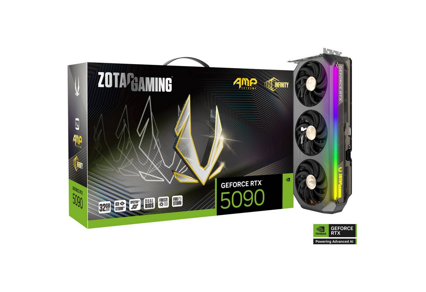 Zotac ZOTAC GeForce RTX 5090 AMP Extreme INFINITY, Grafikkarte (32 GB) von Zotac